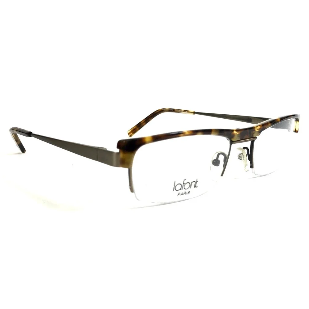 Jean Lafont Eyeglasses Frames BARYTON 532 Tortoise Gold Rectangle 55-19-144